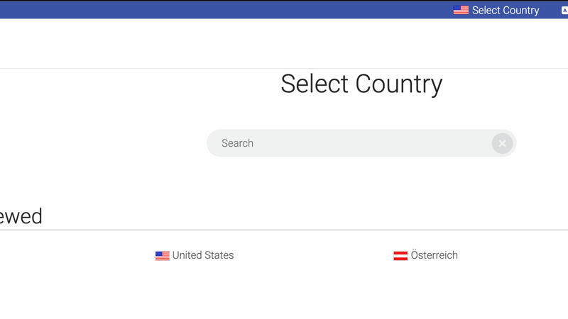 Click "View Product" then "Select Country"