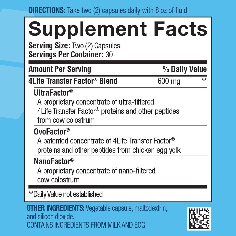 4Life Transfer Factor Tri Factor Formula - Immune Support